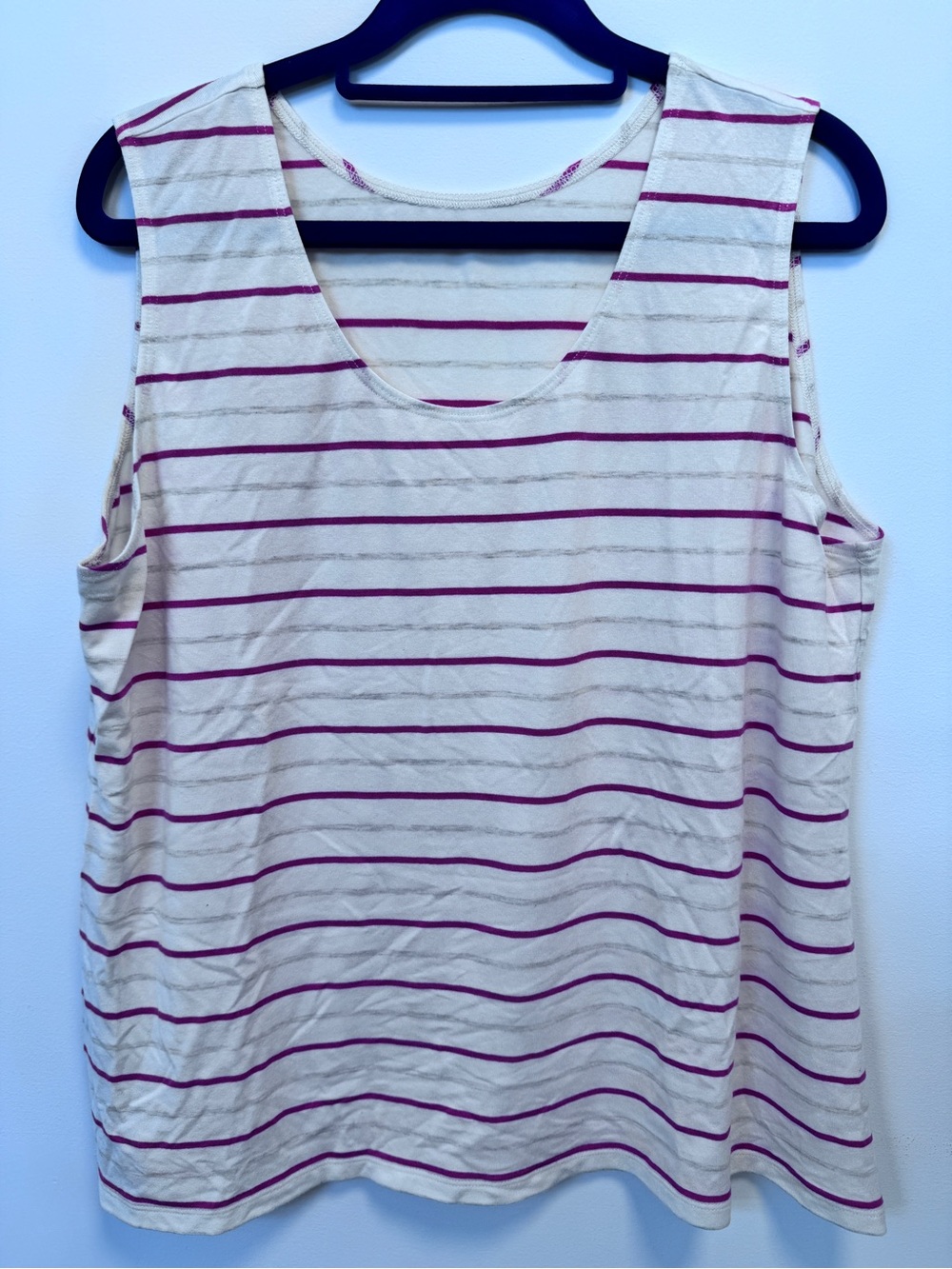 🇨🇦 Miik Shandra Reversible Tank, Petite XL, Flamingo Stripe